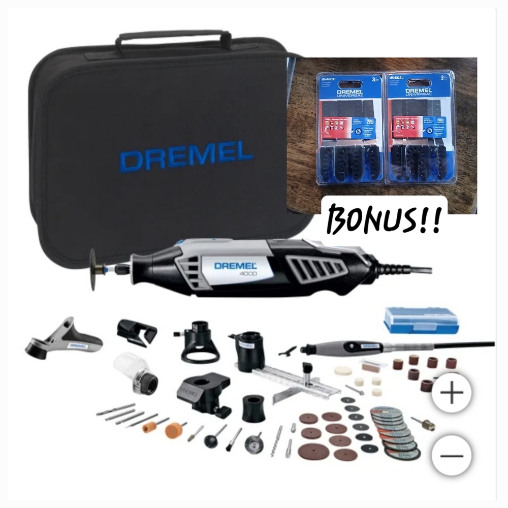 (+Bonus!!) NEW!! Dremel 4000 7/50
